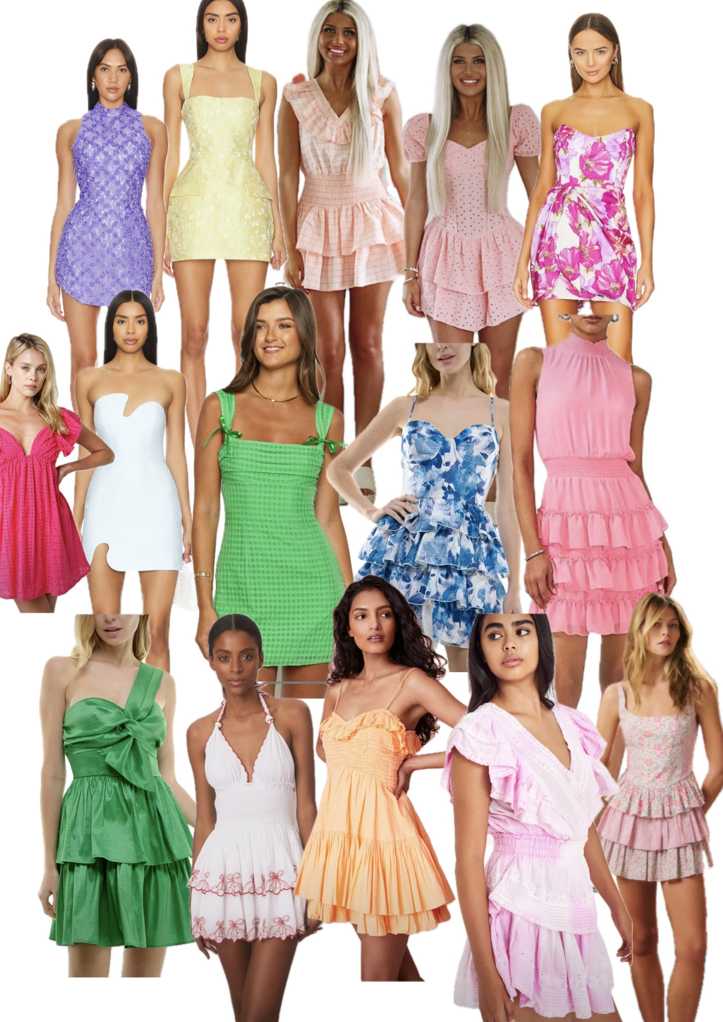 Rush dresses, sorority recruitment dresses, sisterhood dresses, rush ootd