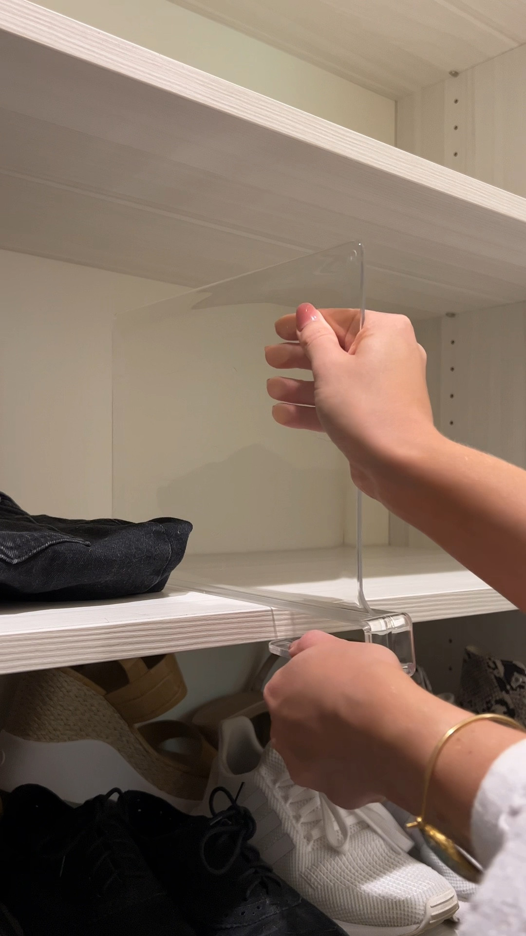 Amazon closet organization! Closet organizers, shelf dividers, shelf organizers, acrylic shelf dividers, small space solution, storage solutions, closet storage 

#LTKhome #LTKunder50 #LTKsalealert