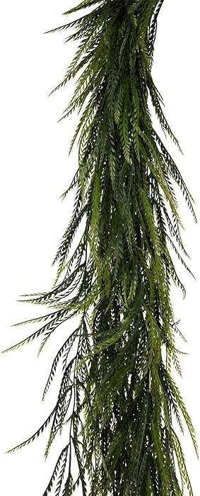 Hobby Lobby Artificial Cedar Garland, 55 Inch Long Green Hanging Greenery, Indoor Wedding Party D... | Amazon (US)