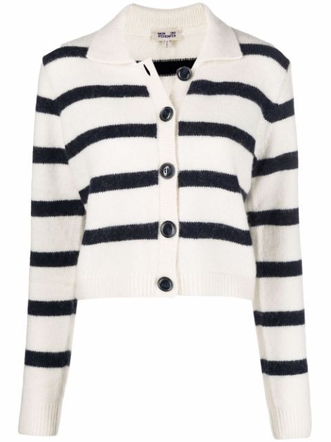 striped knit cardigan | Farfetch (UK)