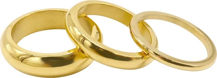 Water Resistant Mixed Stackable Rings Set | Nordstrom Rack