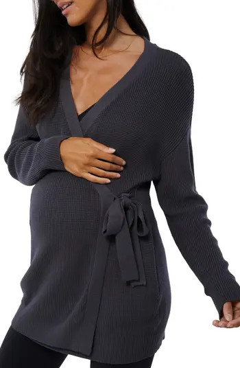 Wrap Maternity/Nursing Sweater | Nordstrom