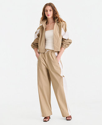 Women's Nylon Track Pants, Macy's Exclusive | Macy's