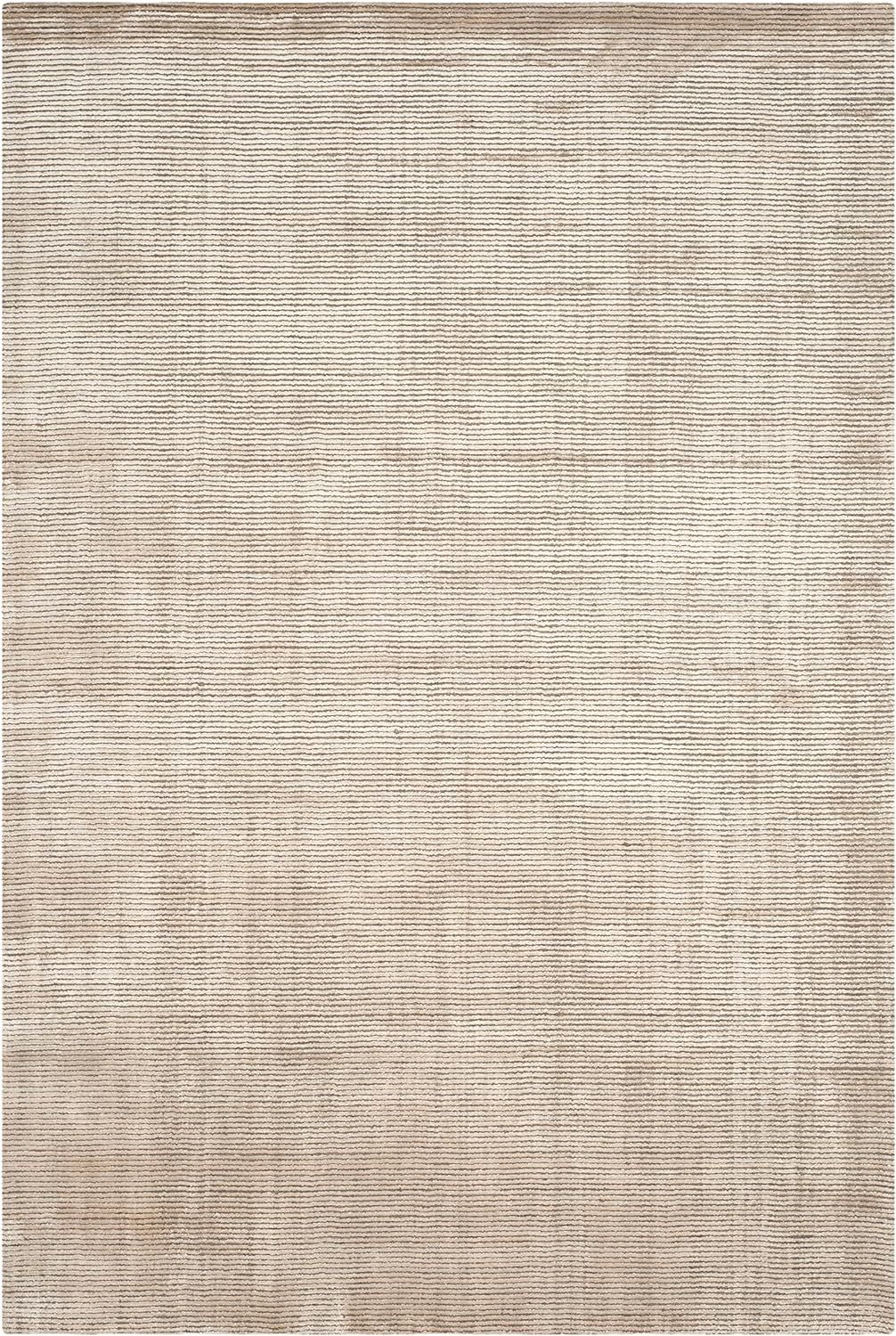 SAFAVIEH Mirage Collection Area Rug - 8' x 10', Silver, Handmade Modern Wool & Viscose, Ideal for... | Amazon (US)