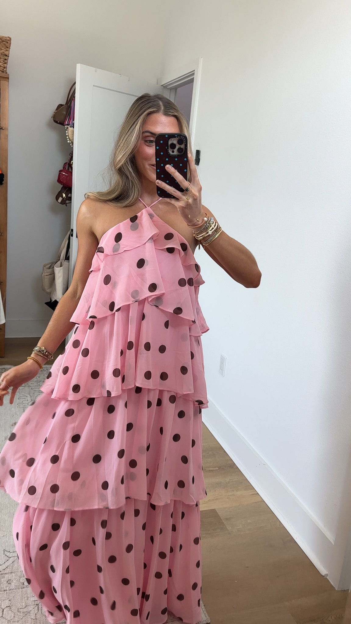 @Petal & Pup size xs Make a statement in the Chasity Halterneck Maxi Dress, the ultimate piece for effortless glam. This silhouette serves major drama with a drop tiered ruffle design that adds stunning movement and volume to your stride.

#LTKootd #LTKWedding #LTKSeasonal