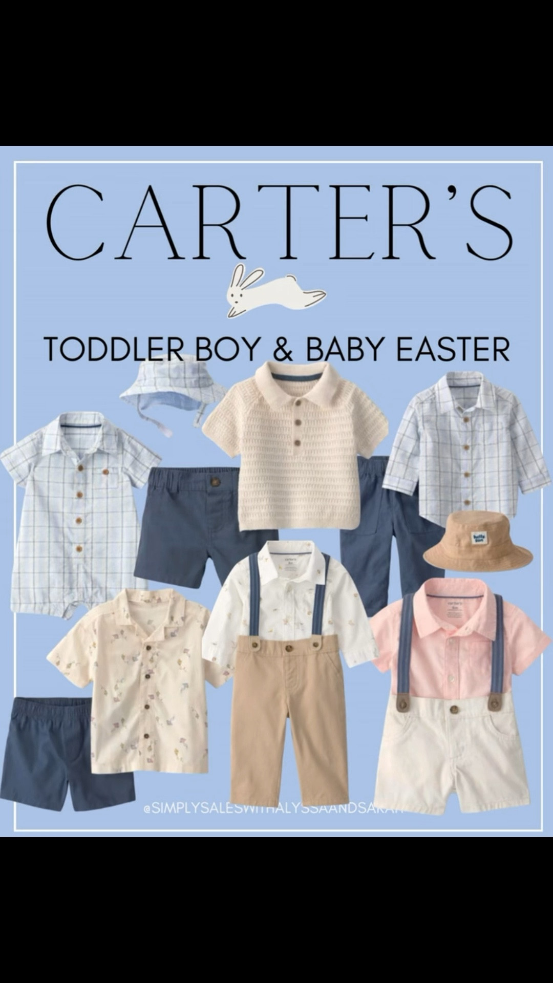 Carter’s toddler boy & baby Easter outfits 🐰 Easter is only about 1 month away! Up to 50% off + extra 20% off select online faves with code SPRING20
Little button downs, rompers, and suspender sets — the cutest outfits for Easter morning, church, or family photos.
@Carters  #carters #easteroutfits


#LTKSpringSale #LTKKids #LTKBaby