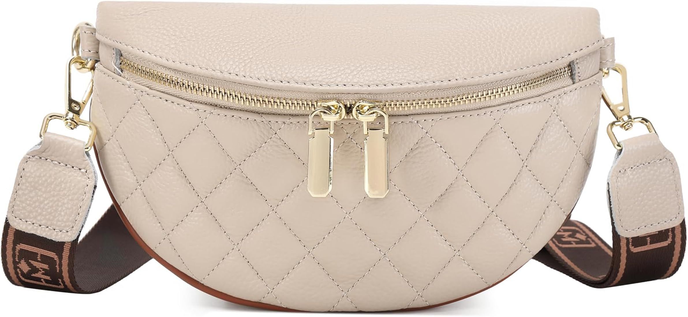 Eslcorri Small Crossbody Sling Bag for Women Trendy - Fashionable Fanny Packs Vegan Leather Chest Be | Amazon (US)