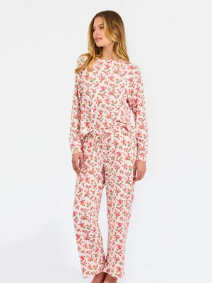 Women's Annie Pants Set | Mistflower Berry | Mary Square