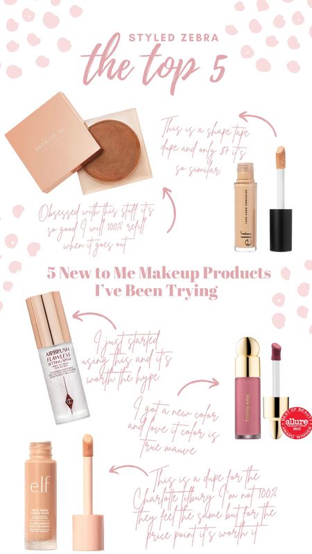 Five new to me makeup products I’ve been trying! 
