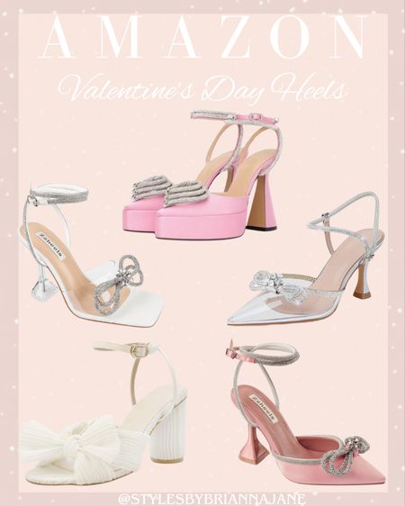 Valentine’s Day bow heels. 

#LTKfindsunder100 #LTKstyletip #LTKshoecrush