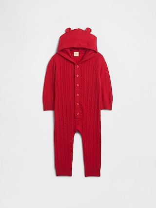 Baby CashSoft Cable-Knit One-Piece | Gap Factory