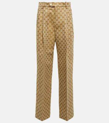 GG jacquard straight pants | Mytheresa (INTL)