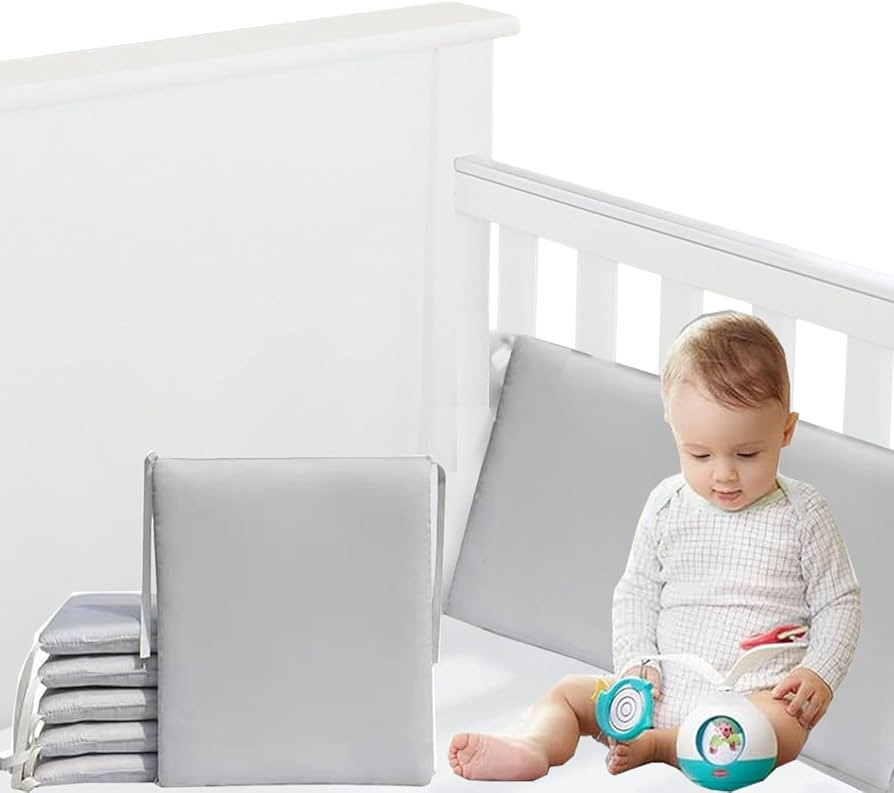 6pcs Soft Cushion-Anti- Collision Wall Padding for Bed Headboards Walls- DIY(Gray) | Amazon (US)