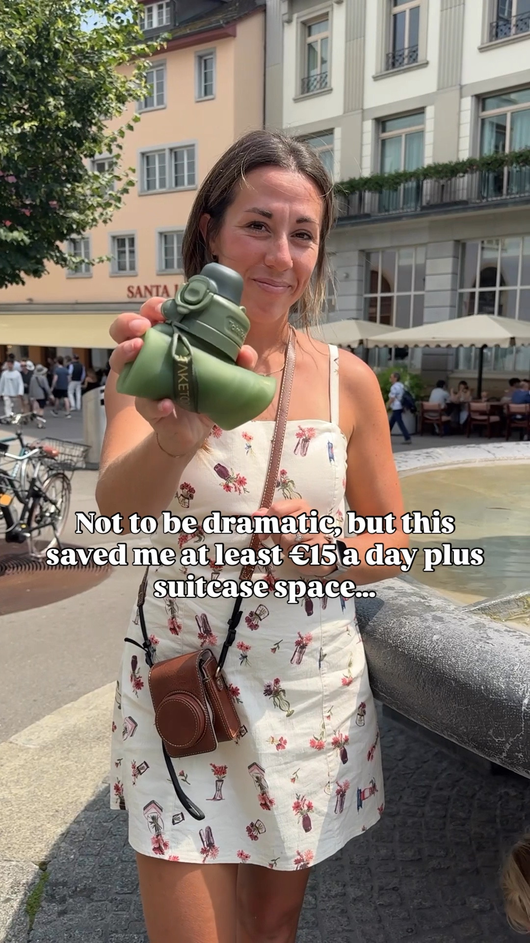 Foldable water bottle for travel! 

#LTKTravel #LTKFamily #LTKActive