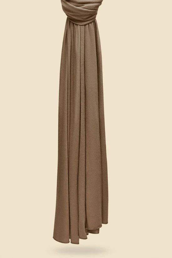 Premium Brown Jersey Hijab - Mocha | Haute Hijab