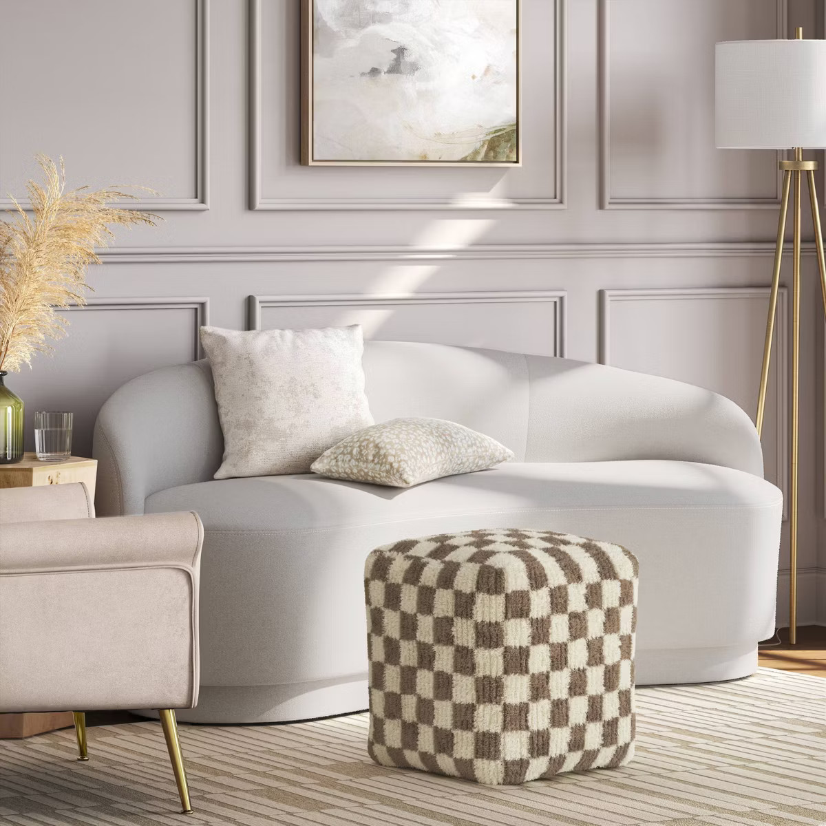 Checkerboard Pouf - Threshold™ | Target