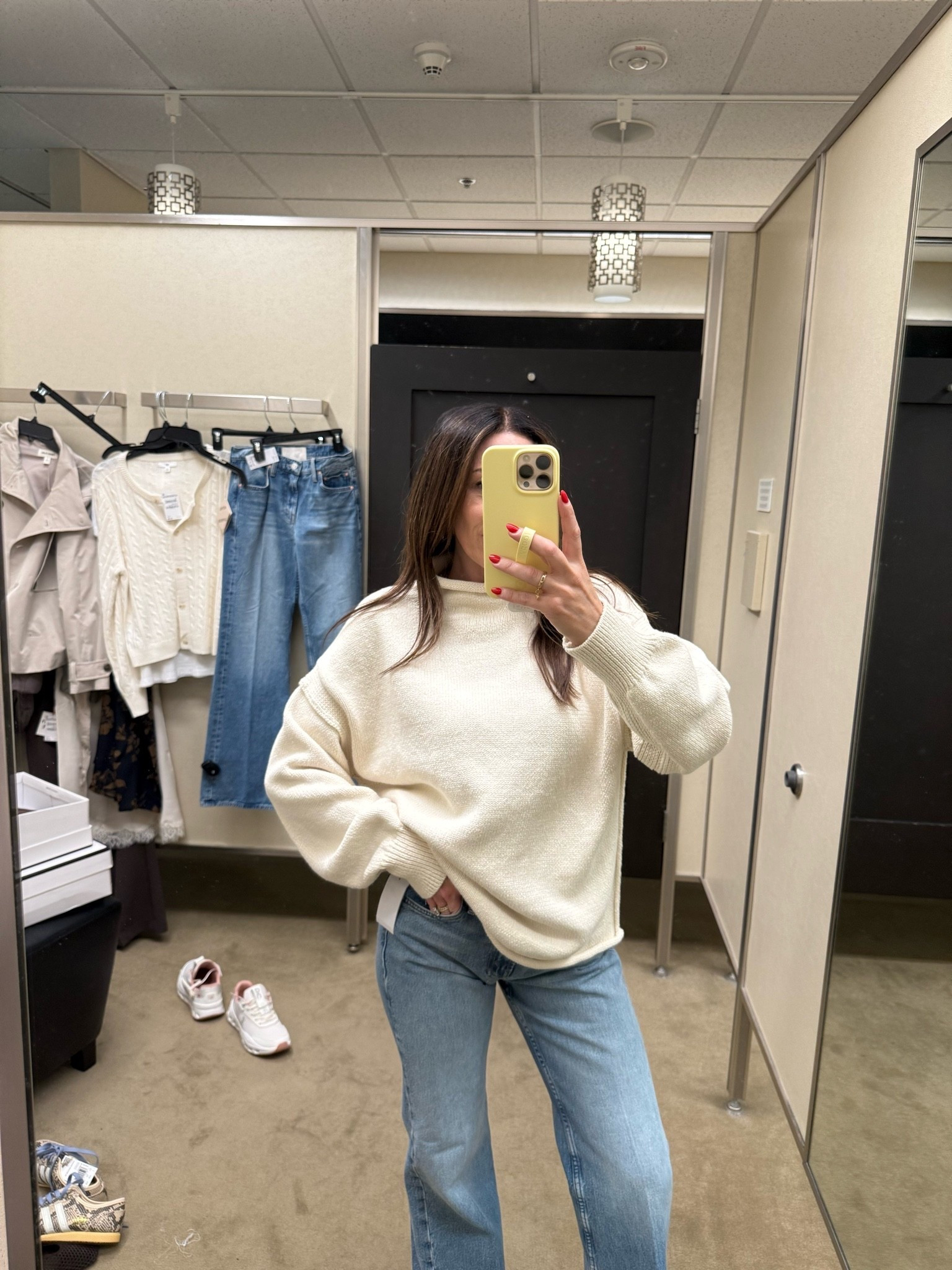 I actually loved the FP roll neck. It also came in a forest green. I have one size XS.

#LTKootd #LTKSaleAlert #LTKSeasonal
