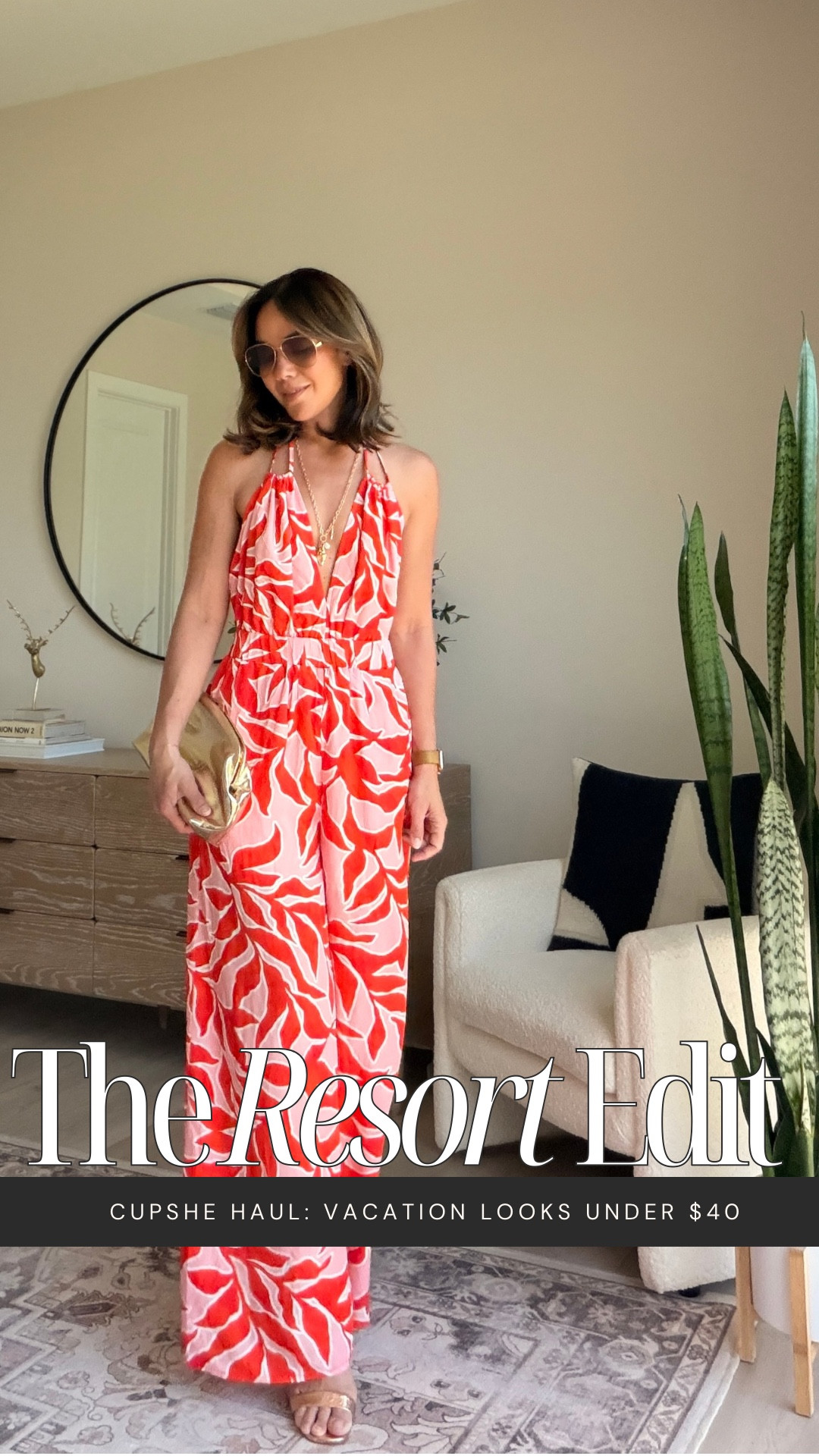 This Cupshe Spring Break Haul is SO GOOD!! 🐚🌴⚓️✨ Use the code CUP15 — 15% off orders $70+ 

This Jessie James Decker x Cupshe jumpsuit brings bold, getaway energy to any warm-weather destination! Has a plunging neckline and backless design with an elasticized waist. Looking amazing dressed up or down ✨💕❤️

#LTKgrwm #LTKSwim #LTKTravel