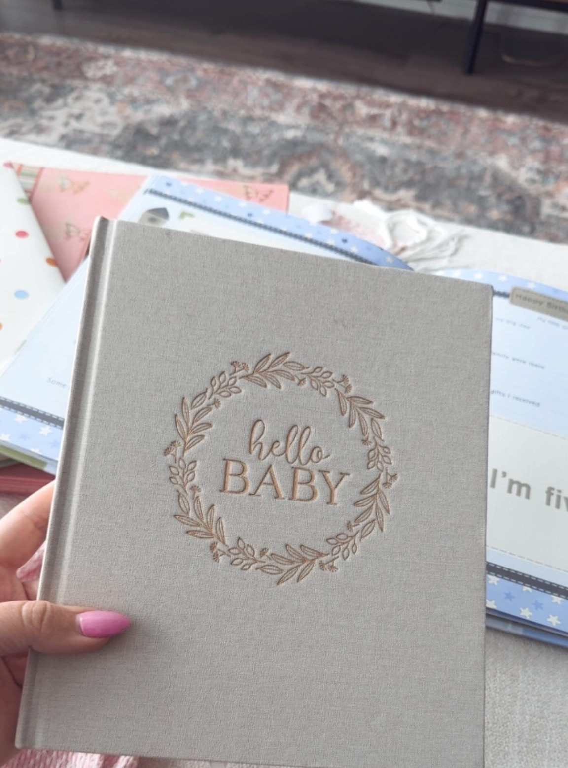 Cutest baby memory book with linen cover 🩷

#LTKcanada #LTKmaternity #LTKbaby