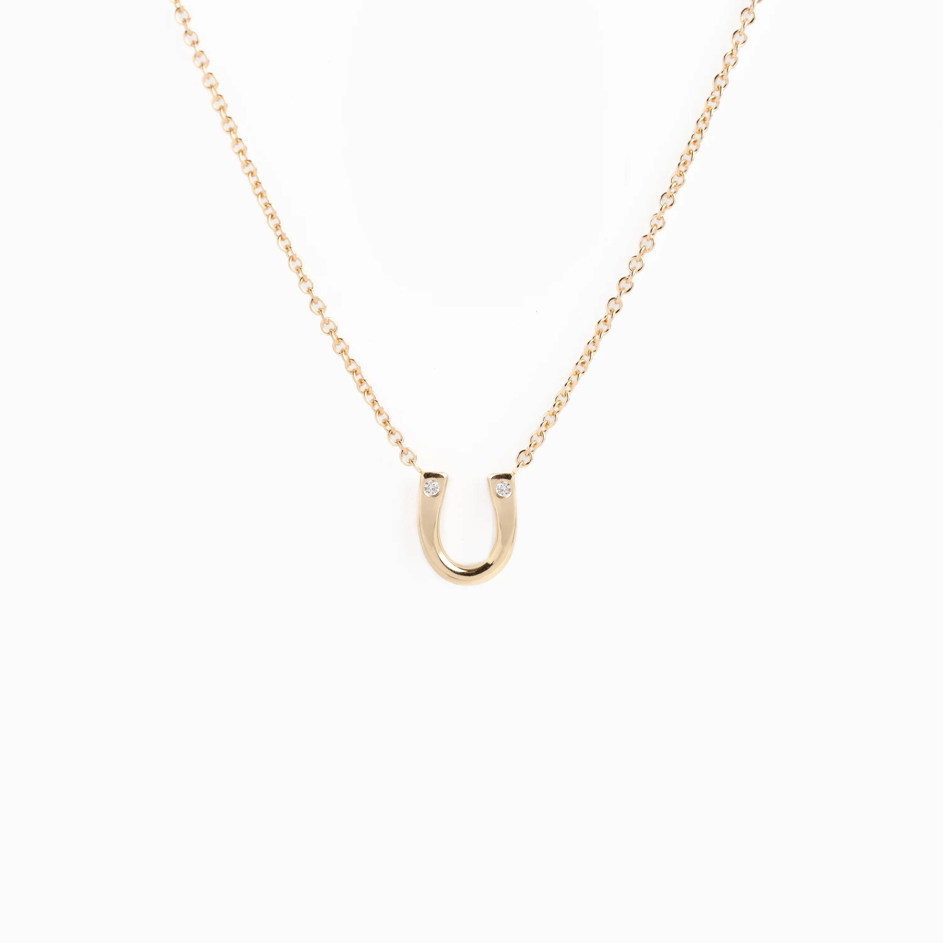 The Diamond Horseshoe Necklace | Yearly Co.