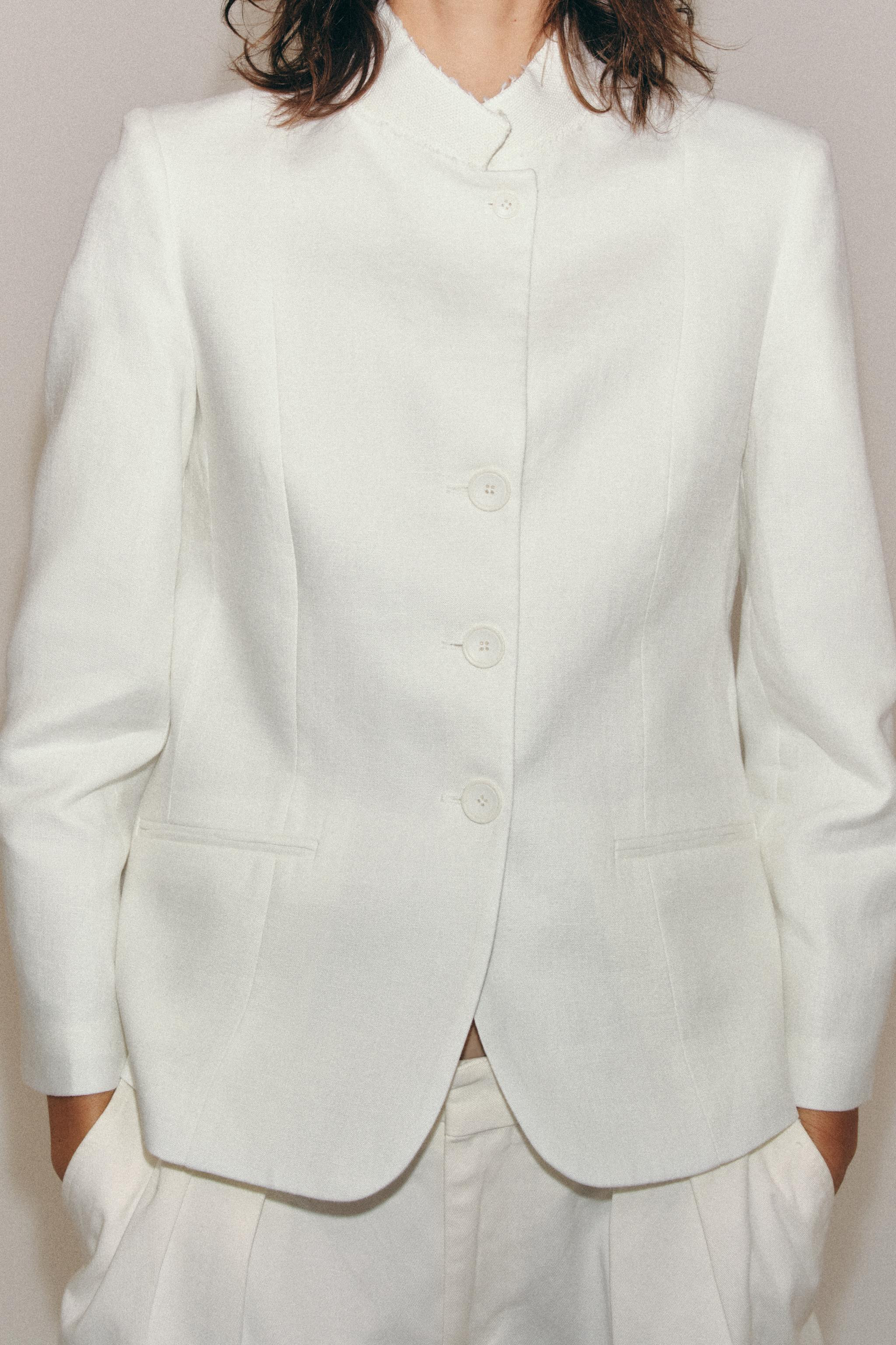 ZW COLLECTION 100% LINEN BLAZER | Zara US