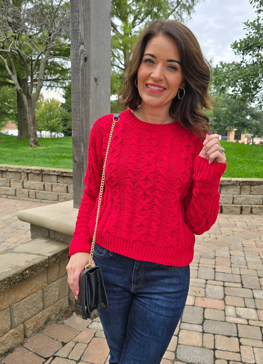 CABLE KNIT SWEATER | 555 Boutique