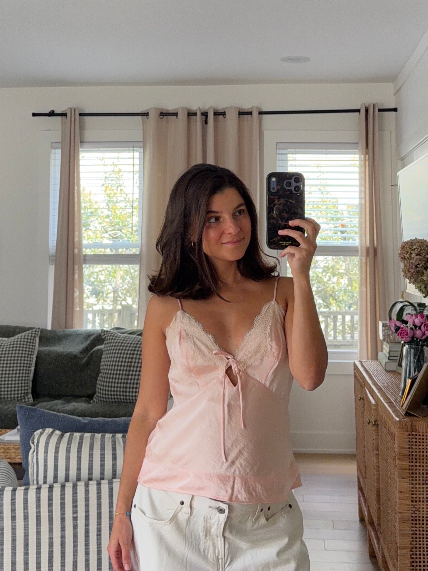 [5/8/26] @abercrombie sale is live! Code SHORTSAF for additional 15% off cart | wearing a medium in this reversible top - comes in 4 other colors and currently on sale for $51 with code SHORTSAF. Bottoms are the low rise ultra loose, I am currently wearing size 27 at 21 weeks pregnant! 

[*Offer valid online only 5/7/2026-5/11/2026 in US/CA. Excludes clearance. Online price reflects discount. Offer valid online only 5/7/2026-5/11/2026 in US/CA. Exclusions apply as indicated. Online price reflects discount. Use code SHORTSAF to get an additional 15% off almost everything in stores and online at checkout from 5/7/26-5/11/26 in US/CA. Exclusions apply. See details online.]

#LTKSaleAlert #LTKSeasonal #LTKPetite