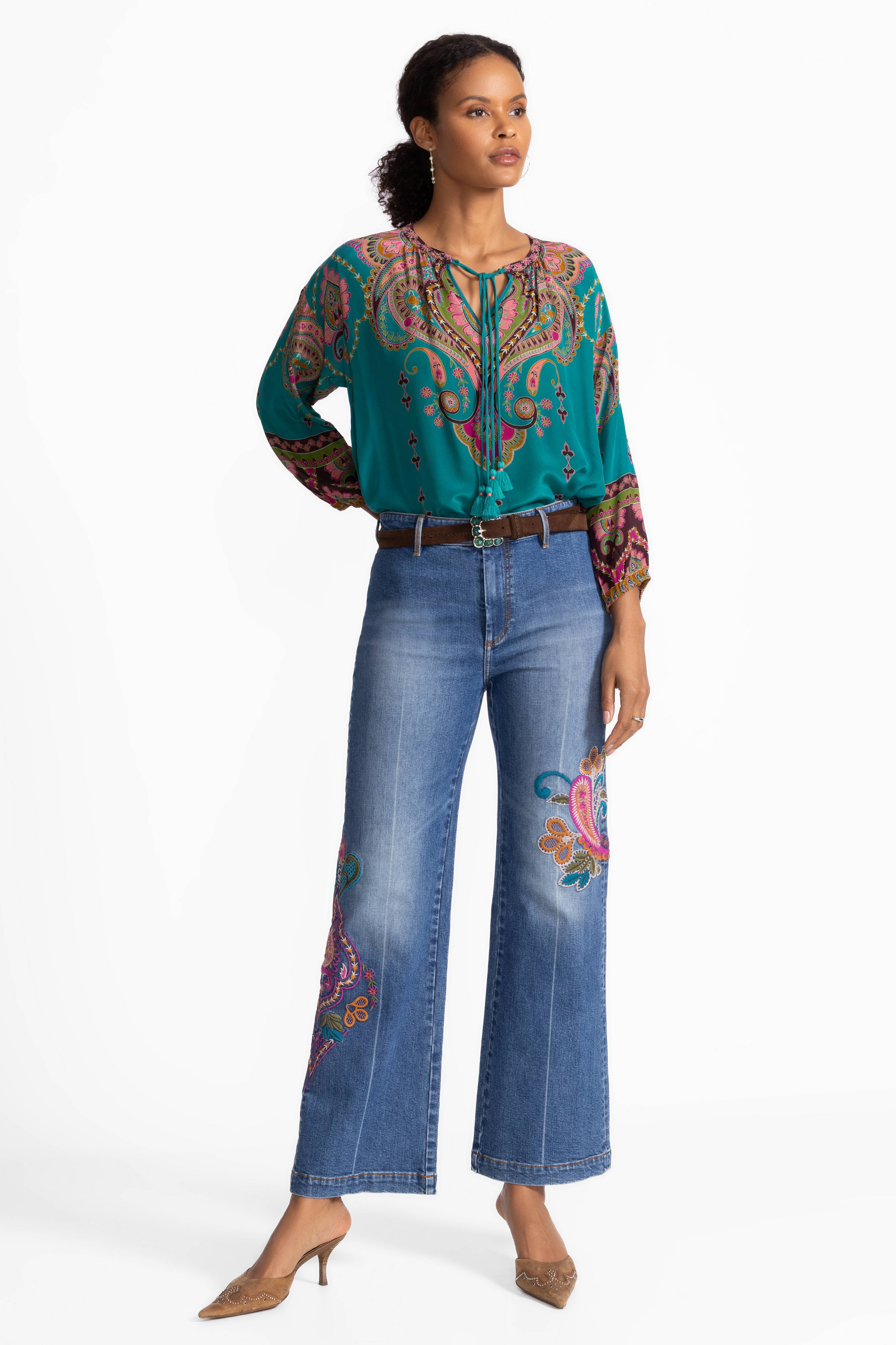 THE WIDE LEG JEAN
                                
                                    
         ... | Johnny Was