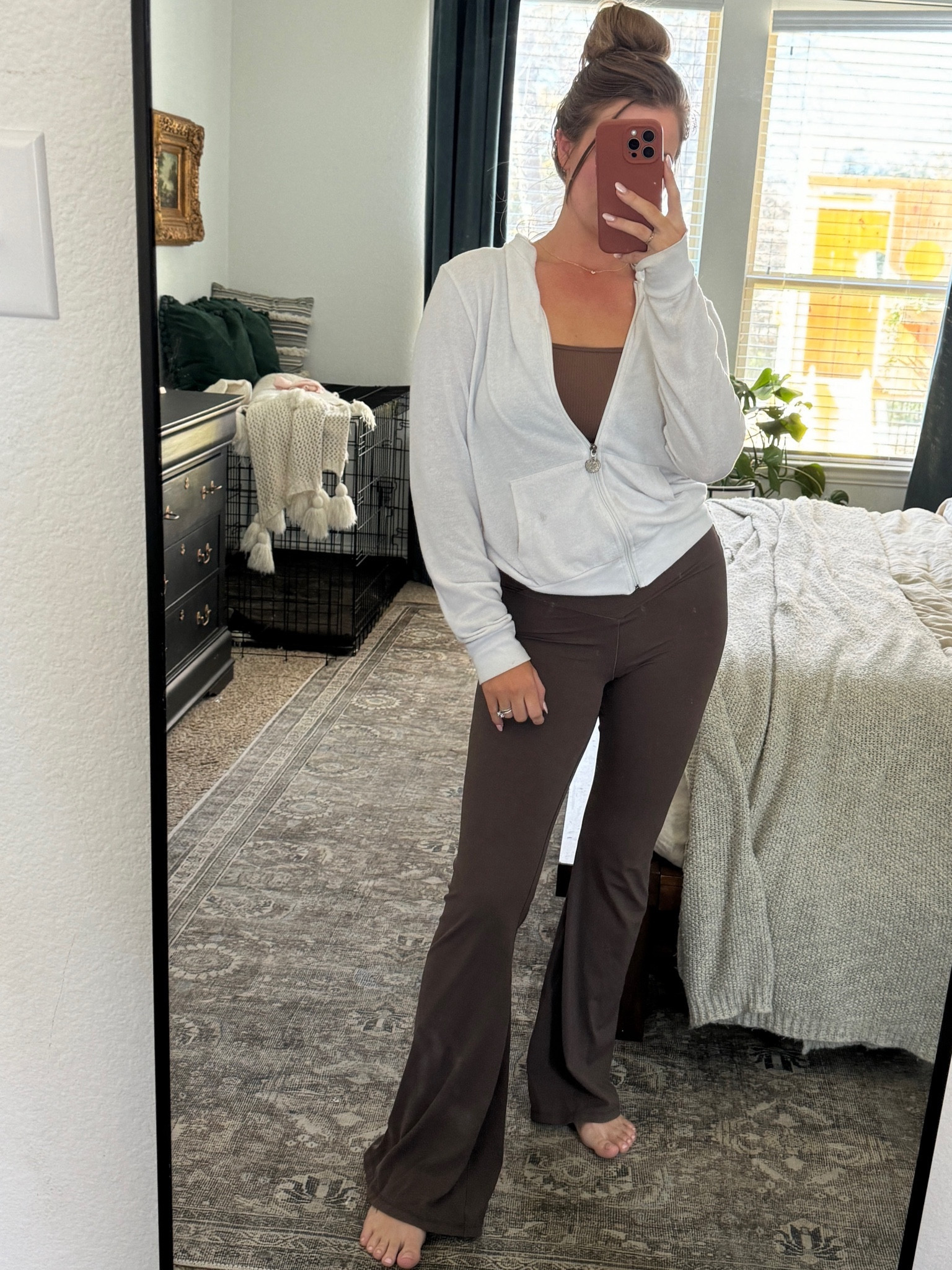 Flare leggings and cropped ribbed tank 

#LTKMostLoved #LTKSpringSale #LTKstyletip