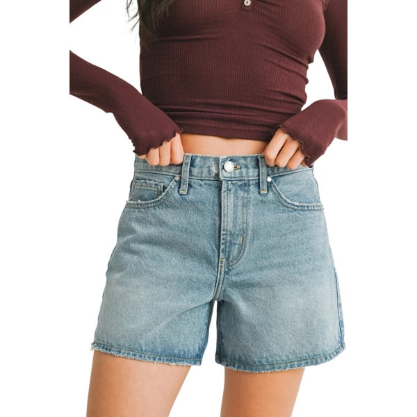 Women's Just Black Denim The Vintage High Rise Jean Shorts Small Light Denim | Scheels