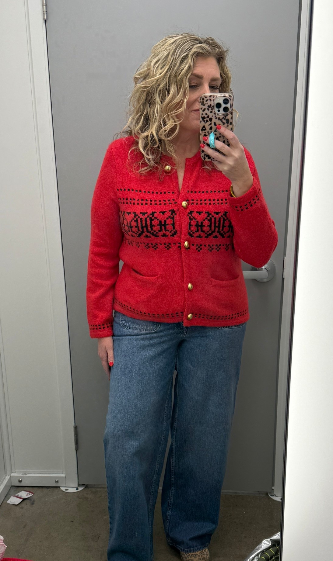 The perfect sweater and amazing wide leg jeans!!! 

#LTKOver40 #LTKootd #LTKFindsUnder50