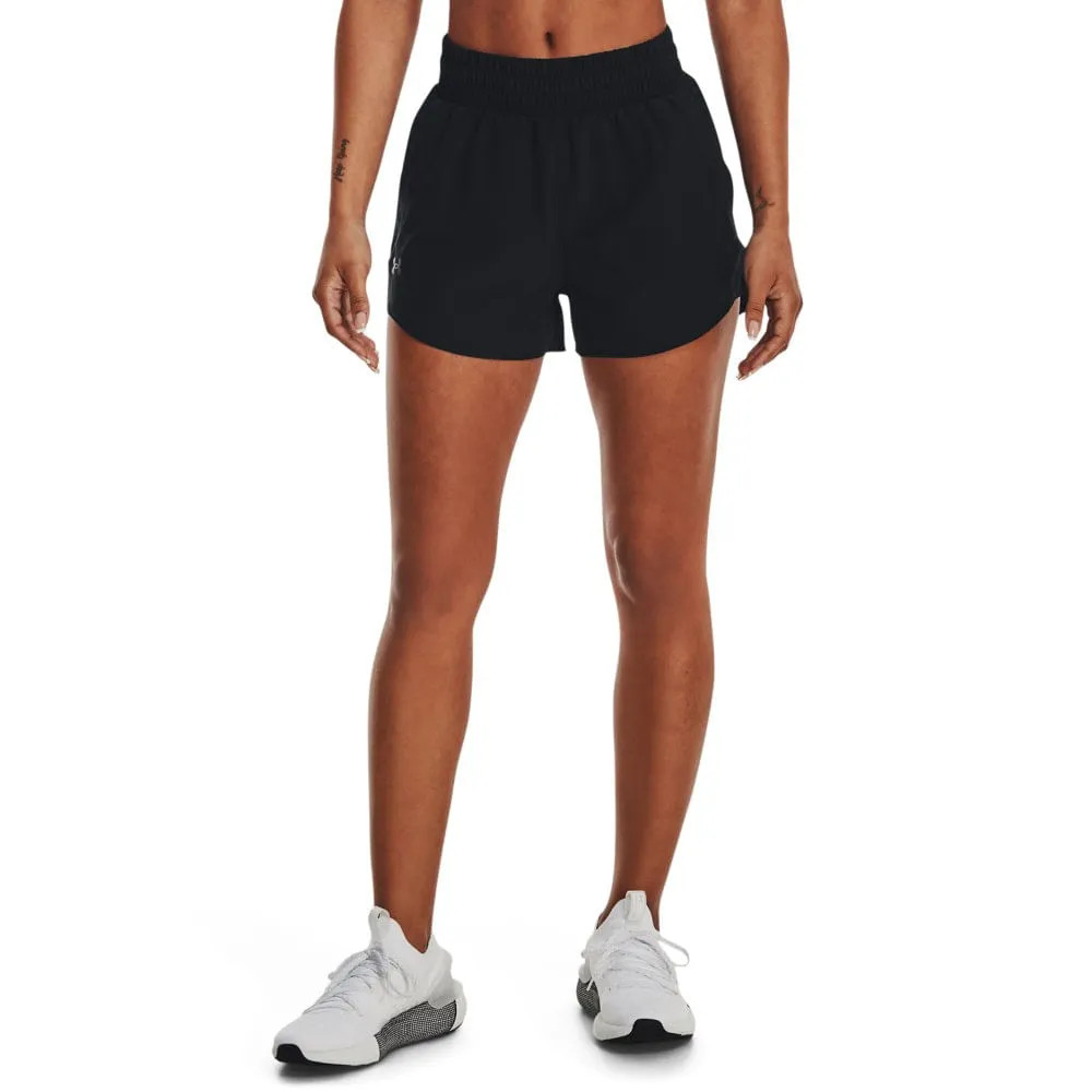 Shorts de Treino Feminino Under Armour Flex Woven Short 3in G / Preto | Decathlon (BR)