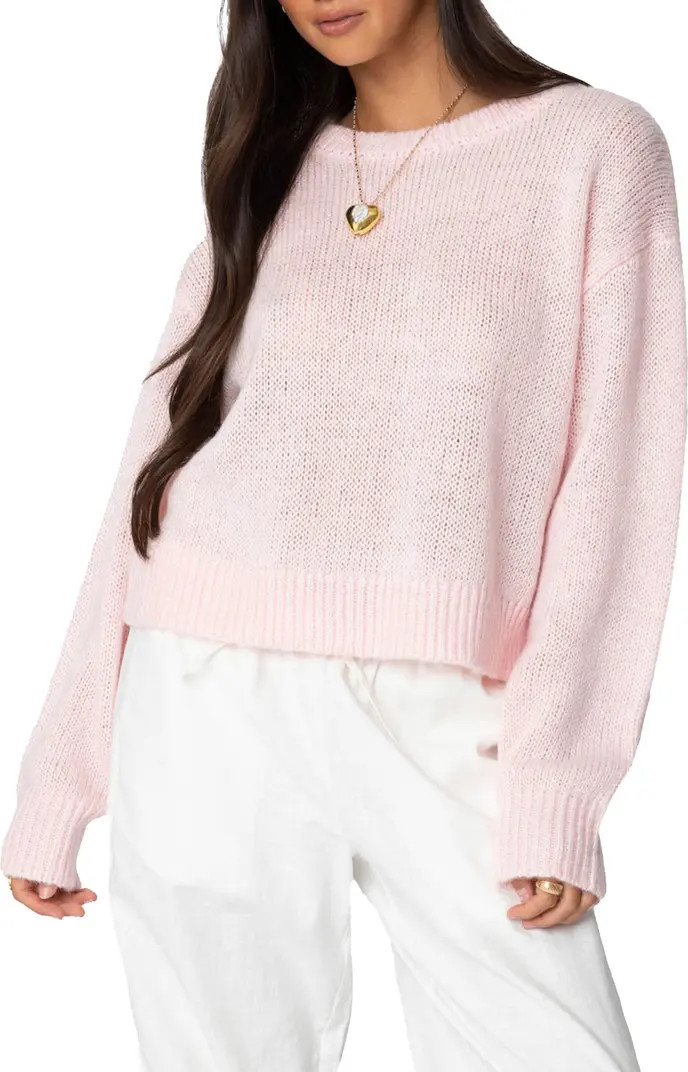 EDIKTED Oversize Crewneck Sweater | Nordstrom | Nordstrom