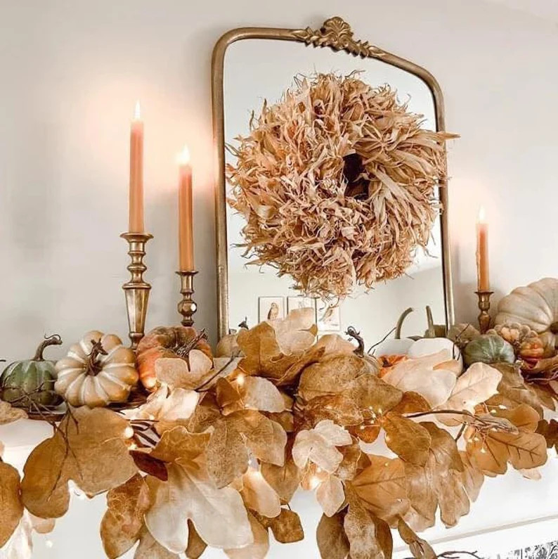 Corn Shuck Wreath - Fall Corn Shuck Wreath - Farmhouse Wreath - Fall Wreath - Farm Wreath | Etsy (US)