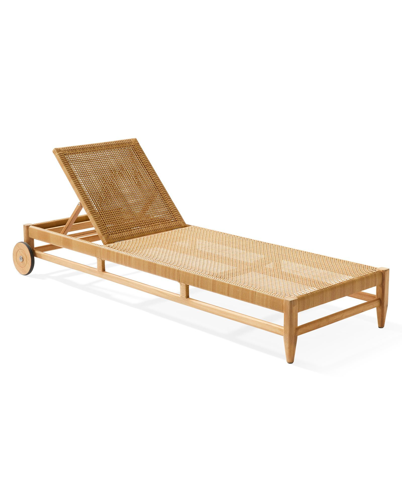 Tiburon Teak Chaise | Serena and Lily
