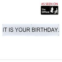 It Is Your Birthday Banner, As Seen On The Office Show. Ready To Hang With Grommets, Vinyl, High Qua | Etsy (US)