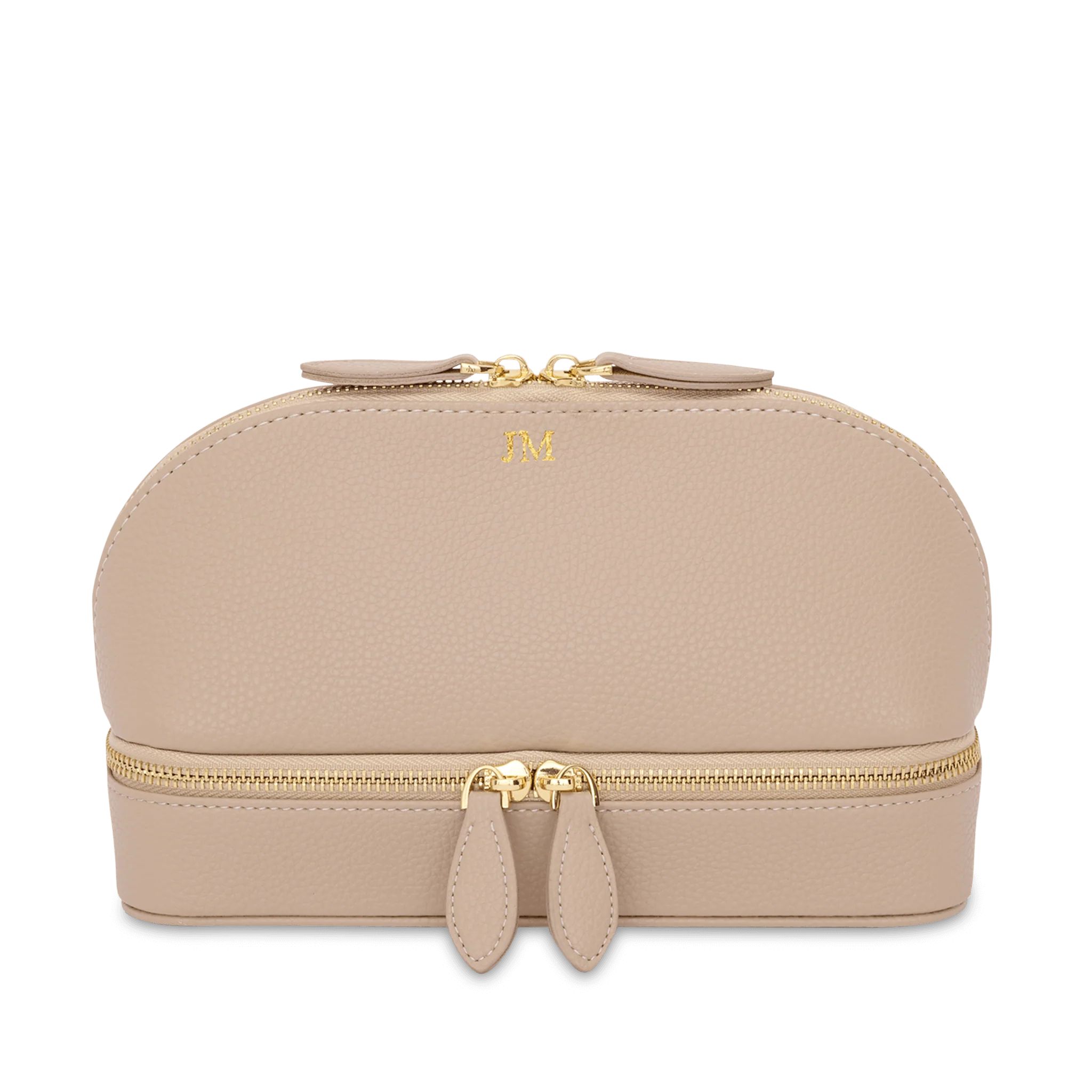 Lily & Bean Leather Travel Shell Style Bag Nude | Lily and Bean