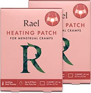 Rael Natural Herbal Heating Patches - Cramp Care, Heat Therapy, Ultra-Thin Design, On The Go Size... | Amazon (CA)