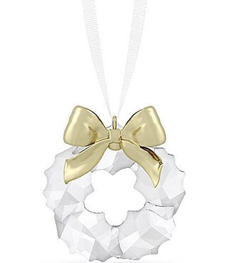 Swarovski Crystal Holiday Magic Collection Wreath Ornament | Dillard's