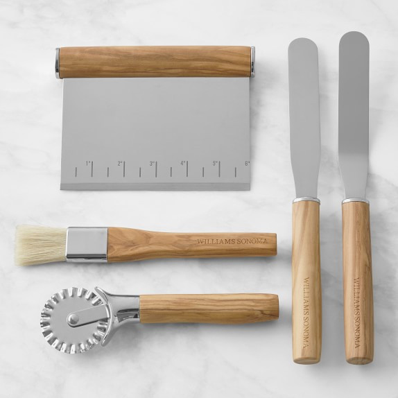 Williams Sonoma Olivewood Pastry Tools, Set of 5 | Williams-Sonoma