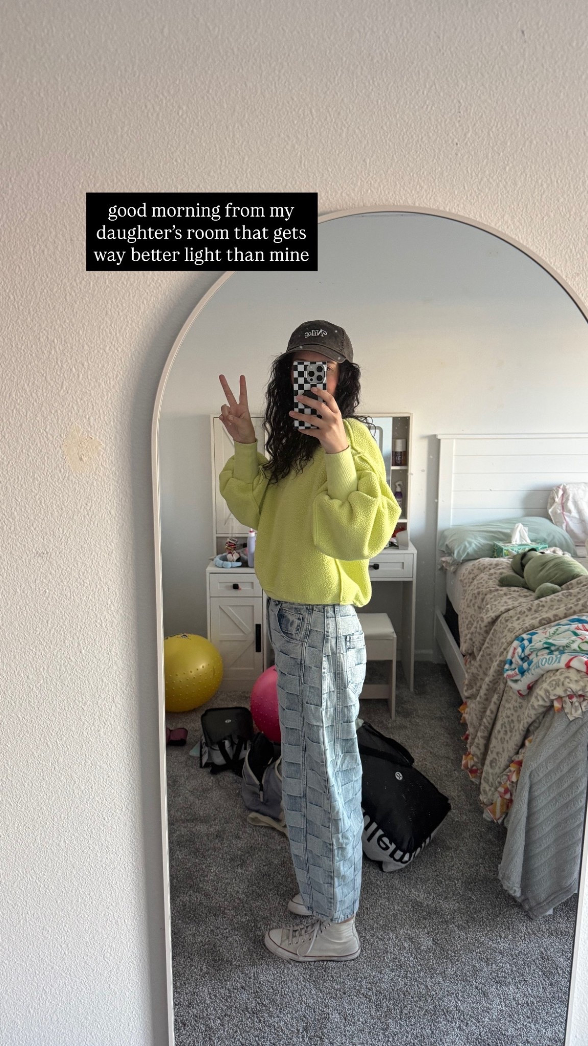 checkerboard jeans! 👖 