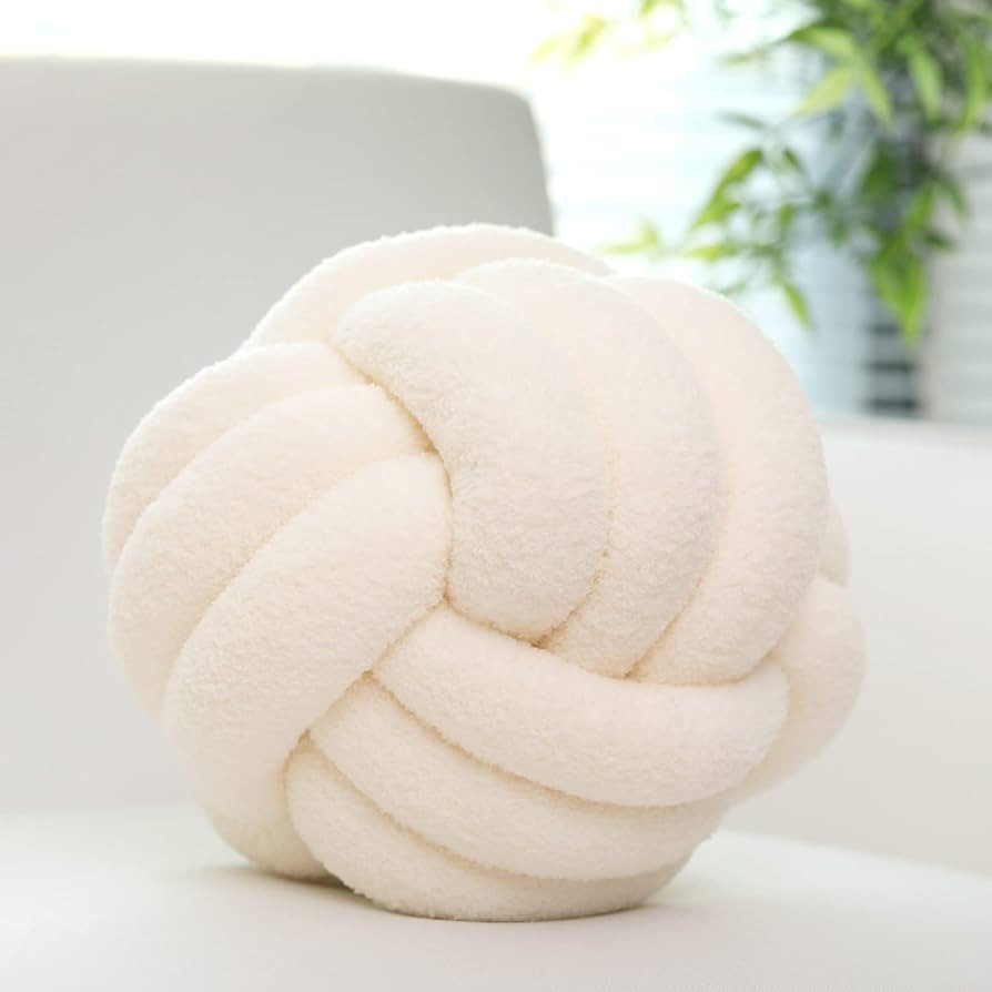 ZAKUN Know Pillow Balls, Round Ball Pillows Decorative Throw Pillows, Soft Plush Knotted Pillows ... | Amazon (US)