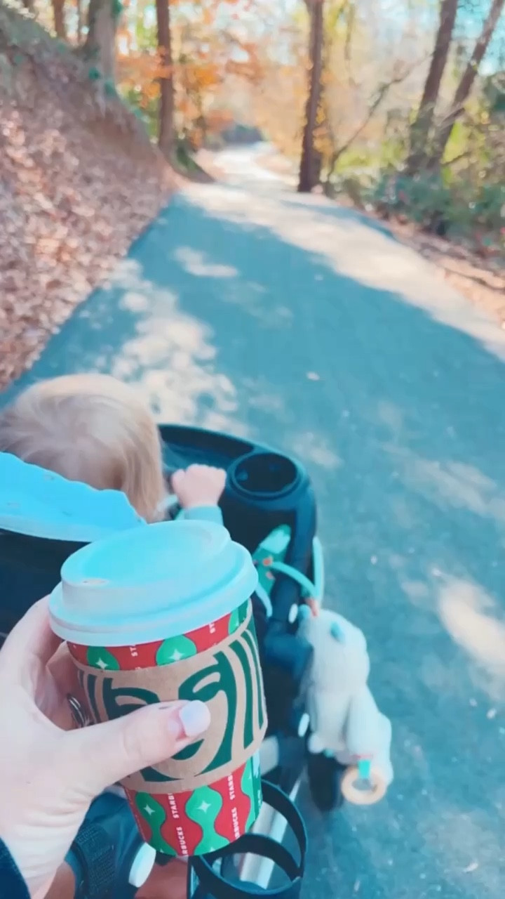 it’s been a happy and productive morning - little buddy 👼🏼 came with mama to finish some last @emilymabrycreative errands (printing & shipping!!) before the holiday season really gets crazy (my custom orders list is full and finished, as of last night) 🎉, so we celebrated with a coffee & a walk on our favorite trail!! 🫶🏽

#LTKfamily #LTKbaby #LTKSeasonal