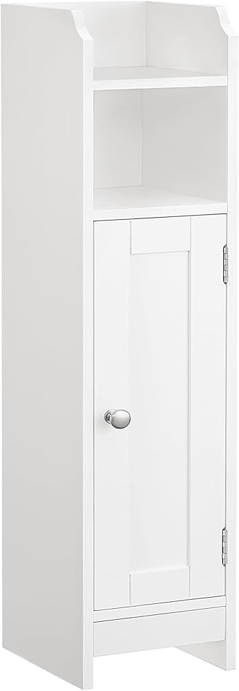 VASAGLE Small Bathroom Storage Corner Floor Cabinet with Door and Shelves, Bathroom Storage Organ... | Amazon (US)