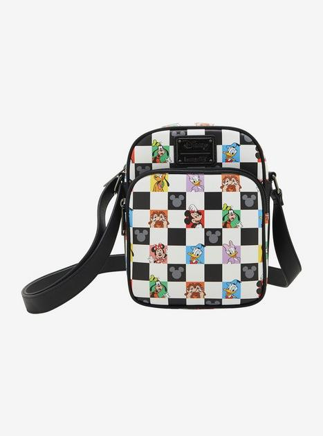 Loungefly Disney Mickey & Friends Checkered Crossbody Bag - BoxLunch Exclusive | BoxLunch