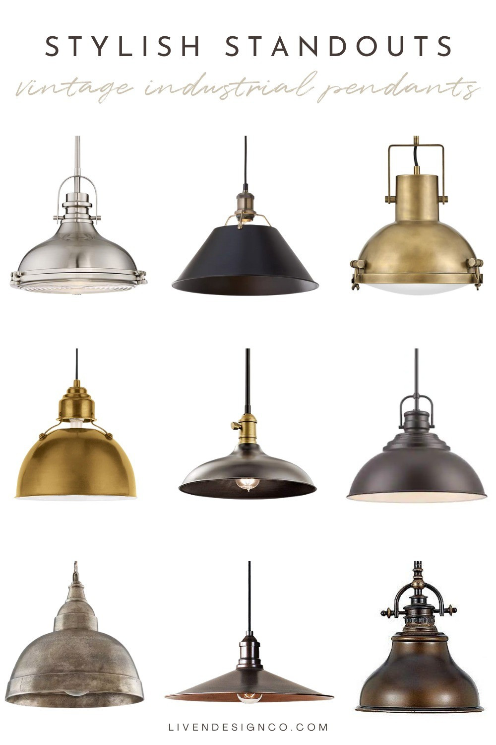 Vintage industrial pendant. Vintage style brass pendant. Cone pendant. Kitchen pendant. Farmhouse kitchen. Bronze pendant. Metal pendant

#LTKSeasonal #LTKHome #LTKSaleAlert