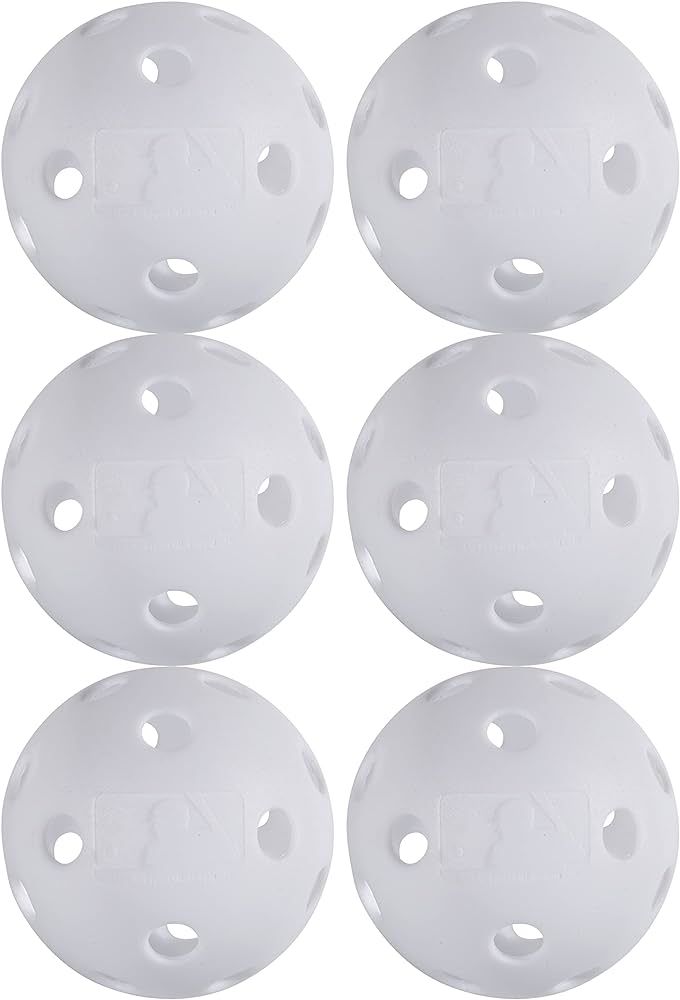Franklin Sports Plastic Baseballs - Indestruct-A-Ball Plastic Batting Practice Baseballs - Plasti... | Amazon (US)