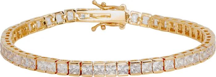 Square Cut Cubic Zirconia Tennis Bracelet | Nordstrom