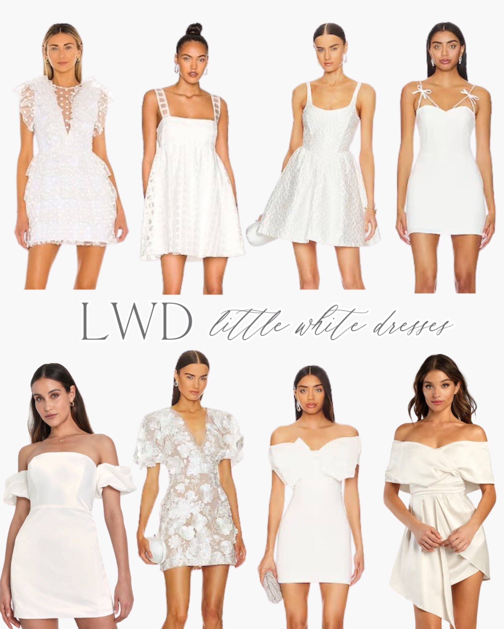 The perfect little white mini dresses  

#LTKwedding #LTKMostLoved #LTKstyletip