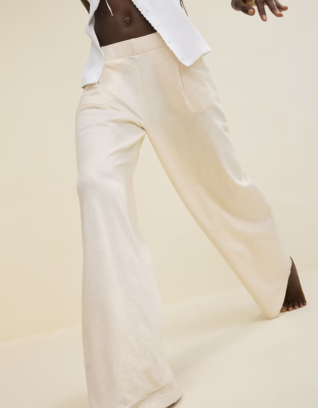 Aerie Lightweight New Heights Fleece Trouser | American Eagle Outfitters (US & CA)